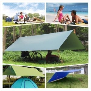 Waterproof Awning Moisture proof Tarp Pocket Camping Mat UltraLight Outdoor Beach Vacation Traveling Camping Tool