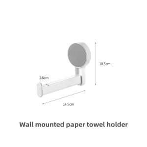 FaSoLa | Wall-mounted Drill-free Toilet Paper Holder Tissue Box Organizer