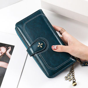 Large Capacity Long Ladies Wallet Fashionable Handheld Phone Bag Spring Summer Autumn Winter Design Soft PU Leather Zipper Closure