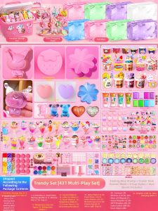 DIY Stress Relief Jello Wax Molding Kit Sanrio Characters Designs