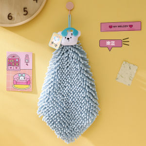 Thickened Childrens Towel Dog Holiday Sheneil Hand Towel Absorbent Kitchen Bathroom Hanging Style Cute Towel for Household Use
