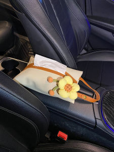 Car Tissue Box Bags Car Creative Hanging Car Tissue Box Set Net Red Car Car Hanging Storage Bag Cute