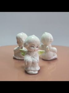 ที่ใส่ไม้จิ้มฟัน เซรามิค รูปคิวปิคตัวน้อย ที่เก็บไม้จิ้มฟัน กล่องใส่ไม้จิ้มฟัน ขวดเซรามิค