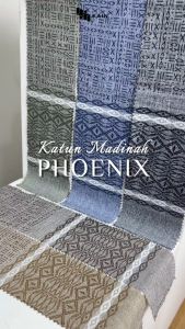 05 meter Bahan Kain Katun Madinah Phoenix