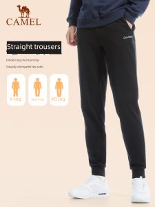 Camel Sports Men Pants Spring and Autumn Thin Pants Loose Casual Straight-Leg Breathable Running Knitted Sweatpants Women