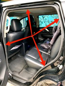 KARET BALON KARET PEREDAM PINTU MOBIL TOYOTA INNOFA/FORTUNER HILUX ORIGINAL