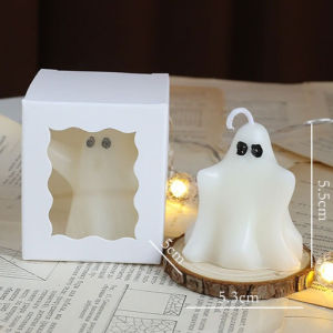 Halloween Ghost Candle Atmosphere Home Modeling Wax Set Ghost Premium Gifts Aromatherapy Home Decoration Gifts