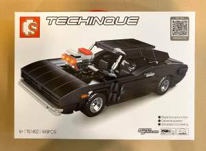 ตัวต่อรถเทคนิค sembo701402 - Dodge Charger 1970 (449 pcs)