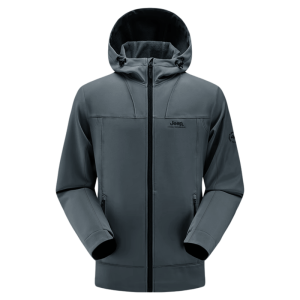 Jeep | Jeep Outdoor Softshell Jacket Mens Hiking Windproof Lightweight Waterproof Breathable Hooded Jacket Mountain Climbing Suit