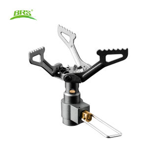 BRS | BRS-3000T Titanium Mini Camping Gas Burners 25g One-Piece Pocket Stove Outdooor Hiking Folding Cooking Furnace Portable ﻿