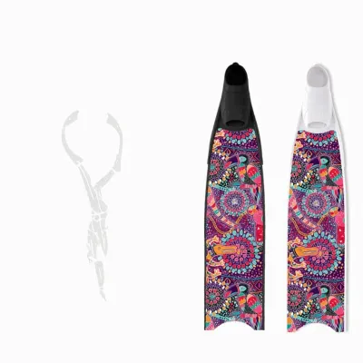 Limited Edition Fiberglass Carbon Fiber Free Diving Fins