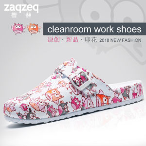 Slippers Operating Room Slippers Doctor Operating Shoes Nurse Shoes Mens and Womens Printed Sandals Experiment Antiskid Shoe Beach Shoes
