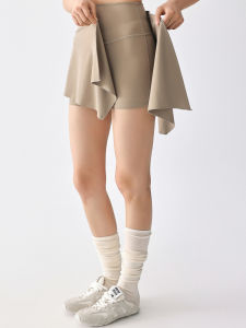 Quần Tập Yoga Nữ Cạp Cao Nhanh Khô Thể Thao Pilates Quần Short Thể Thao Ba Mảnh Quần Lót Nâng Mông Bằng Nylon