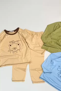 Bộ Dài Tay 20-46kg thun Lạnh Mềm Mát Cho Bé TRai Bé Gái Mặc Ngủ Điều Hòa Chống Muỗi