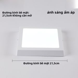Đèn Ống Tròn LED Siêu Mỏng Đa Màu Sắc Điều Chỉnh Độ Sáng Trần Nhà Cho Hành Lang Phòng Tắm Nhà Bếp