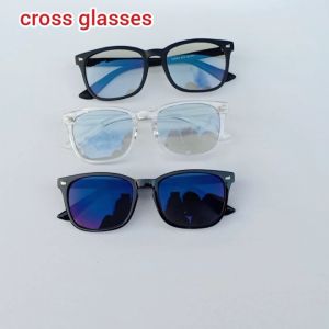 แว่นกรองแสงออกแดดเปลี่ยนสี เลนส์บลูบล็อคออโต้ ทรงเหลี่ยม รหัส CGA64