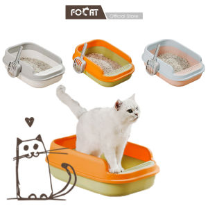 FOCAT Cat Litter Box M20 Toilet Kucing Tempat Bak Pasir Kucing Besar Free Sekop