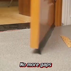【SG Stock】1m Door Bottom Seal Strip Adhesive Under Door Silicone Sweep door stopper Under Door Draft Stopper Rubber Strip Door Block Seal Noise Reduction Dustproof Weatherstrip