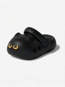 chikoku | Cute Cat Paw Pattern Slip-Resistant Platform Clogs