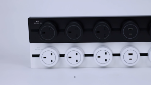 Power Track Socket 13A Universal Flat Pin TYPE-C Universal Power Socket With LED Light 8000W Lifetime warranty