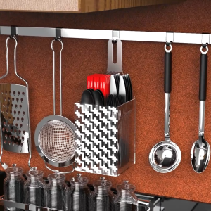 TEMPAT WADAH ALAT PENYIMPAN PENYIMPANAN SIMPAN PERALATAN DAPUR MASAK MAKAN SENDOK GARPU PISAU SUMPIT PISAU SPATULA CENTONG KOTAK ACRYLIC AKRILIK ORGANIZER ORGANISER CUTLERY HOLDER ESTETIK KEKINIAN ELEGAN MODERN BENING TRANSPARAN CLEAR MOTIF PUZZLE 284