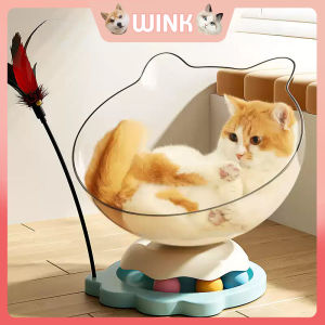 Space Capsule Cat BedCat Nest Space Capsule Cat Bed Cat Turntable With Catnip Ball Toy House Use Four Seasons