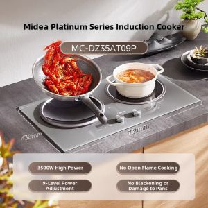 Midea | High-Power Embedded Double Burner Electric Stove 3500W