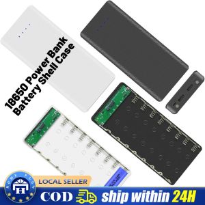 18650 Power Bank Cover Case Battery Holder Micro Dual USB Type C Charge DIY Shell Battery Storage Box