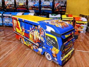 miniatur truk/minitur truk variasi lampu/mainan anak/miniatur truk oleng/dragonball/truk oleng/miniatur truk oleng termurah/miniatur truk kayu/miniatur truk lampu kelap kelip