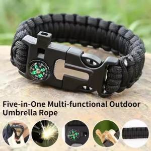 SailRopeBracelet SurvivalBracele Multi functionalFive in one Multi functionalOutdoor Sail Rope Camping Adventure Seven-core Rope