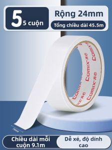 Comix | Băng Keo Hai Mặt Độ Dính Cao Không Để Lại Dấu Vết Băng Keo Dán Mạnh Cho Học Sinh DIY Băng Keo Dán Bằng Tay Băng Keo Dán Rộng Dùng Cho Văn Phòng Phẩm