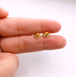 Yon Hing Earring Subang Paku Infinity Bajet Emas 916