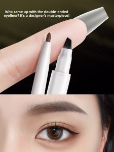 MONLEYTA | Ultra-Fine Double-Ended Sharp Brush Eyeliner Gel Pen Waterproof Non-Smudging Lower Lash Caterpillar Official Authentic Store