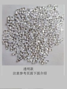 Transparent Flexible Plastic Clay Crystal Soil Free Resin Handmade Shaping Low Temperature 70 Degree Flat Grip White Polymer