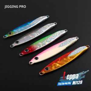 เหยื่อจิ๊กกิ้ง JIGGING PRO Leppa Jig น้ำหนัก 22 กรัม 33 กรัม 44 กรัม 55 กรัม เหยื่อจิ๊กกิ้งแบบสโลว์พิทช์ สำหรับตีชายฝั่ง เหยื่อตกปลาทะเล สำหรับปลาคิงฟิช ปลาแอมเบอร์แจ็ค ปลาทูน่า