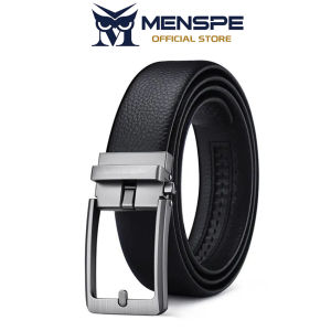 MENSPE Fashion Mens Belt Automatic Buckle Imitation Needle Buckle Belts Soft PU Leather Belt Retro Litchi Pattern Belt 120cm Scratch Resistant Belts Business Belt Leisure Belt Gentlemen Belt for Men