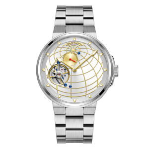Shanghai | Manual Tourbillon Rotating Earth Cardas Mechanical Watch