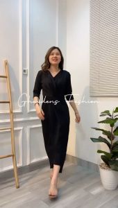 Bodycon Dress Long Twist Hijab - Busui Friendly 108/109 - Ghaudens