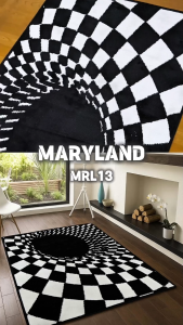 MARYLAND Karpet Lantai 210x300 Black White 13