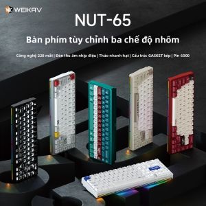 Bàn phím cơ Bluetooth vỏ nhôm nguyên khối chuyên dụng chơi game eSports