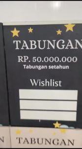 Celengan Target Jumbo 30 Juta 50 Juta 100 Juta Setahun Kunci Termurah Gembok Besar Tabungan Bahan Kayu Unik