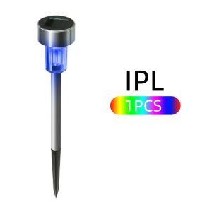 Led Solar Lawn Lamp Waterproof Landscape Lighting White/warm White Outdoor Pathway Stainless RGB Garden Floor Lights