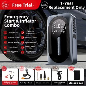 HELLOLEIBOO | Wireless Air Pump & Emergency Power Car Multi-function Device