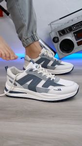 Peps Sepatu sneakers Pria Keren Bahan Suede Elastis Import Terbaru – Balance