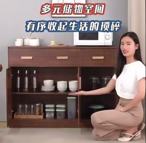 ชั้นวางกระจาย สำหรับครัว ตู้เก็บ รวม 4 ชุด พร้อมประหยัดพื้นที่