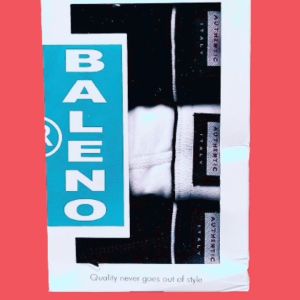 Baleno Underwear 3 pcs in 1 Pack (BL88-54) Assorted Color Outside Hipster Cotton Brief for Men