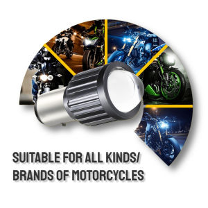 PMShop Motorcycle Headlight LED Bulbs H6 H4 Two-Color Hi Lo Beam Motorbike Front light LED Lights Scooter P15D Mio 125 Tmx 125