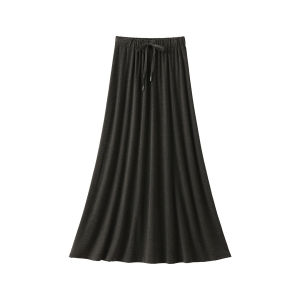 Slim Elastic Waist Summer Long Skirt Suit