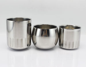 Cốc trà trẻ em hai lớp bằng thép không gỉ có tính năng cách nhiệt và chống bỏng Cốc sắt bền cho trẻ em