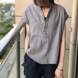 Summer Cotton Linen Loose Slim Fit Versatile Shirt